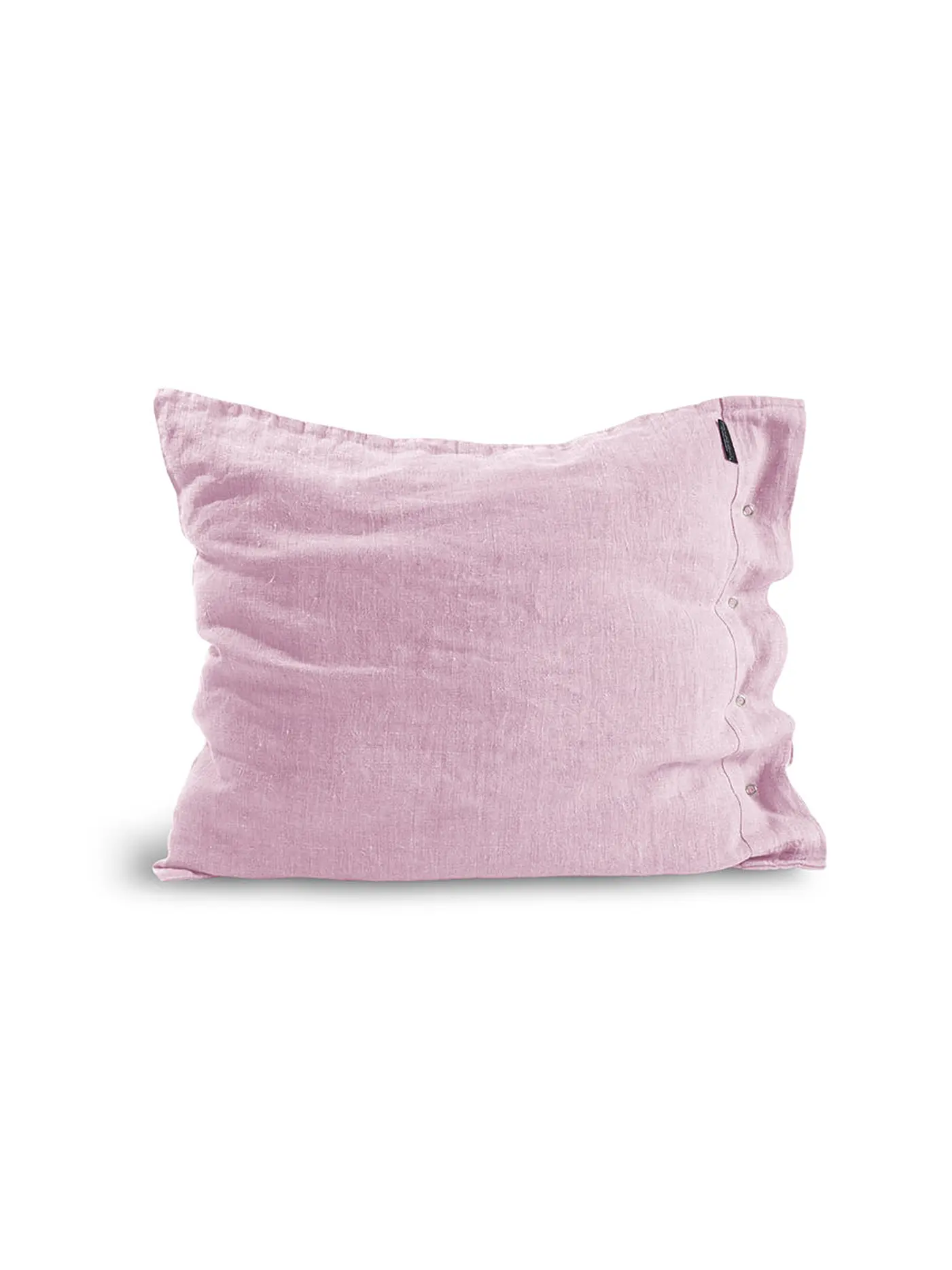 LOVELY LINEN | Leinen-Kissenbezug 70x90cm (Offwhite) | rosa